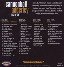 Cannonball Adderley (1928-1975): Dis Here, 4 CDs