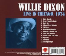 Willie Dixon: Live In Chicago 1974, CD