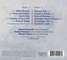 Inhaltsangabe zu zwei CDs, Komponistin Yelena Eckemoff. Mitwirkende: Svante Henryson, Morgan Ågren, Olavi Louhivuori.