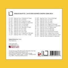 Sergio Baieta - 24 Preludes d'apres Chopin, CD