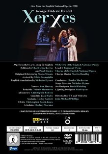 Georg Friedrich Händel (1685-1759): Xerxes, DVD