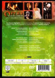 Opera Highlights Vol.3, DVD