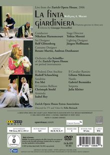 Wolfgang Amadeus Mozart (1756-1791): La Finta Giardiniera, 2 DVDs