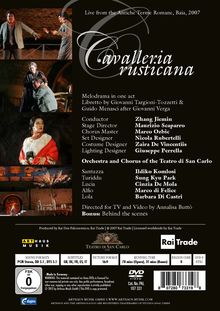 Pietro Mascagni (1863-1945): Cavalleria Rusticana, DVD