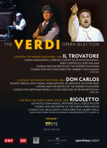 Giuseppe Verdi (1813-1901): Verdi Opera Selection Vol.1, 4 DVDs