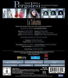 Giovanni Battista Pergolesi (1710-1736): La Salustia, Blu-ray Disc