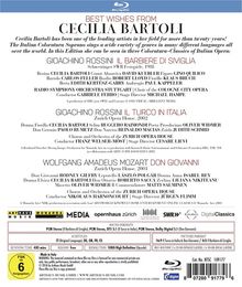 Cecilia Bartoli - Best Wishes From Cecilia Bartoli (3 Opern-Gesamtaufnahmen), 3 Blu-ray Discs