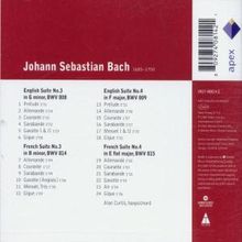 Johann Sebastian Bach (1685-1750): Englische Suiten BWV 808 &amp; 809, CD