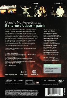 Claudio Monteverdi (1567-1643): Il ritorno d'Ulisse in patria, 2 DVDs