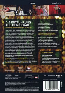 Wolfgang Amadeus Mozart (1756-1791): Die Entführung aus dem Serail, 2 DVDs