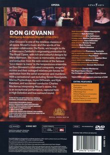 Wolfgang Amadeus Mozart (1756-1791): Don Giovanni, 2 DVDs