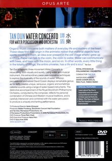 Tan Dun (geb. 1957): Water Concerto für Water Percussion &amp; Orchestra, DVD