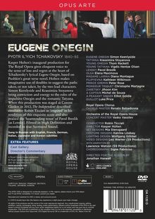 Peter Iljitsch Tschaikowsky (1840-1893): Eugen Onegin, DVD