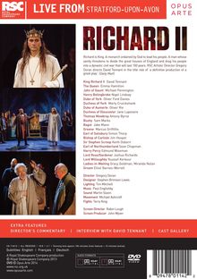 Richard II (2013), DVD