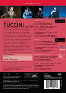 Giacomo Puccini (1858-1924): 3 Opern-Gesamtaufnahmen, 6 DVDs