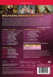 Wolfgang Amadeus Mozart (1756-1791): 3 Opern, 3 DVDs