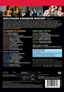 Wolfgang Amadeus Mozart (1756-1791): Die "Da Ponte-Opern" (Mitschnitte aus dem Royal Opera House Covent Garden), 5 DVDs