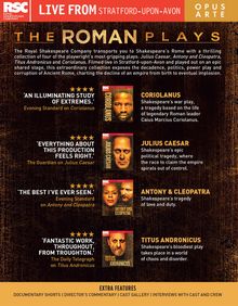 Shakespeare: The Roman Plays, 4 DVDs