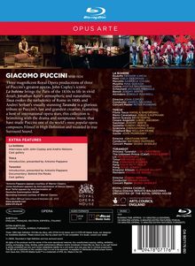 Giacomo Puccini (1858-1924): 3 Opernmitschnitte (Gesamtaufnahmen) aus dem Royal Opera House Covent Garden, Blu-ray Disc