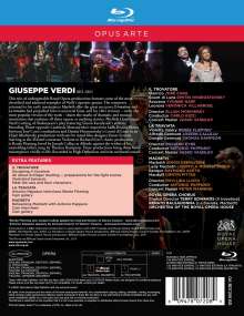 Giuseppe Verdi (1813-1901): 3 Operngesamtaufnahmen, 3 Blu-ray Discs