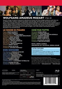 Wolfgang Amadeus Mozart (1756-1791): Die "Da Ponte-Opern" (Mitschnitte aus dem Royal Opera House Covent Garden), 4 Blu-ray Discs