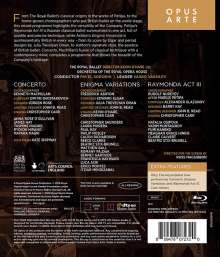 The Royal Ballet - Concerto / Enigma Variations / Raymonda (3.Akt), Blu-ray Disc