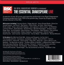 The Essential Shakespeare Live, 4 CDs