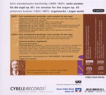Felix Mendelssohn Bartholdy (1809-1847): Orgelsonaten op.65 Nr.1-6, 2 Super Audio CDs