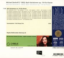 Michael Denhoff (geb. 1955): Bach-Variationen op.114 für Klavier, Super Audio CD