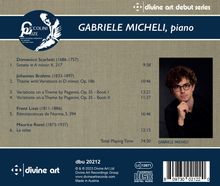 Gabriele Micheli - Scarlatti / Brahms / Liszt / Ravel, CD