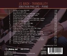 Johann Sebastian Bach (1685-1750): Klavierwerke "Tranquillity", CD