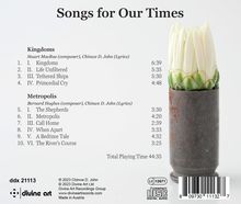 Isabelle Haile &amp; Nick Pritchard - Songs for Our Times, CD