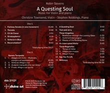 Robin Stevens (geb. 1958): Werke für Violine &amp; Klavier - "A Questing Soul", 2 CDs