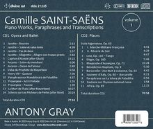 Camille Saint-Saens (1835-1921): Klavierwerke, Paraphrasen &amp; Transkriptionen Vol.1 - Opera, Ballet, Places, 2 CDs