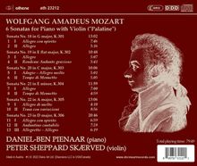 Wolfgang Amadeus Mozart (1756-1791): Sonaten für Violine &amp; Klavier, CD