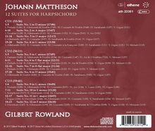 Johann Mattheson (1681-1764): Cembalosuiten Nr.1-12, 3 CDs