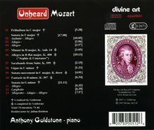 Anthony Goldstone - Unheard Mozart, CD