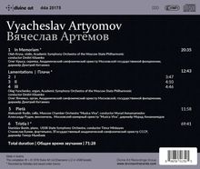 Vyacheslav Artyomov (geb. 1940): In Memoriam für Violine &amp; Orchester, CD