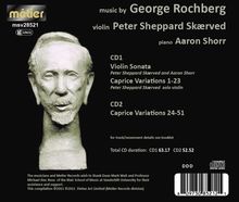 George Rochberg (1918-2005): Sonate für Violine &amp; Klavier, CD