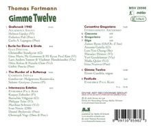 Thomas Fortmann (geb. 1951): Kammermusik "Gimme Twelve", CD