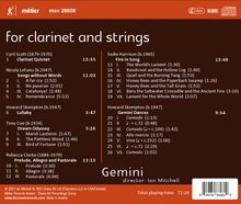 For Clarinet and Strings, CD