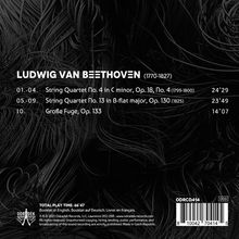 Ludwig van Beethoven (1770-1827): Streichquartette Nr.4 &amp; 13, CD