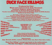 Fulci: Duck Face Killings, CD