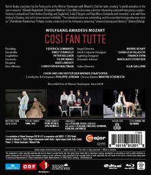 **WOLFGANG AMADEUS MOZART - COSÌ FAN TUTTE**. Protagonisten: Fiordiligi, Dorabella, Guglielmo. Mit Regisseuren und Designern.