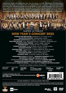 "NEW YEAR'S CONCERT 2025", Komponisten: Beethoven, Rossini, Puccini und mehr. Aufgeführt von La Fenice, Venedig.