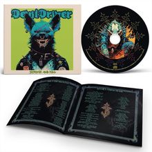 Texte: "DevilDriver", "Strike and Kill", "Shut the Silence On", "Never Coming Home". Die CD zeigt ein Monster-Design.