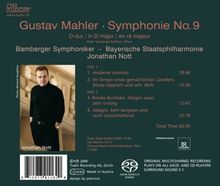 Gustav Mahler (1860-1911): Symphonie Nr.9, 2 Super Audio CDs