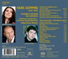 Hans Sommer (1837-1922): Sapphos Gesänge op.6, Super Audio CD