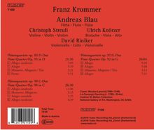 Franz Krommer (1759-1831): Flötenquartette opp.90,92,93, CD