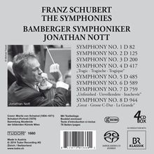 Franz Schubert (1797-1828): Symphonien Nr.1-9, 4 Super Audio CDs